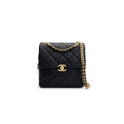 CHANEL SHINY CAVIAR QUILTED MELODY BACKPACK AS3108 (19*19*7cm)